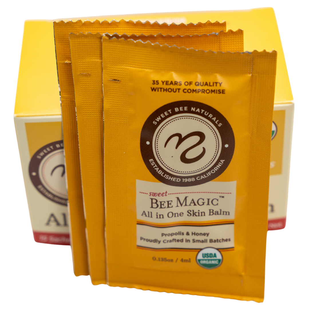 Sweet Bee Magic™ - All in One Balm Travel Sachets - 15 Pack