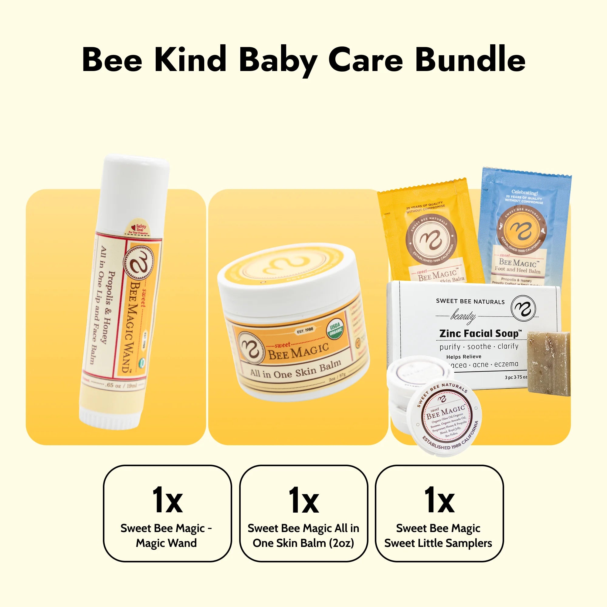 Bee Kind Baby Care Bundle