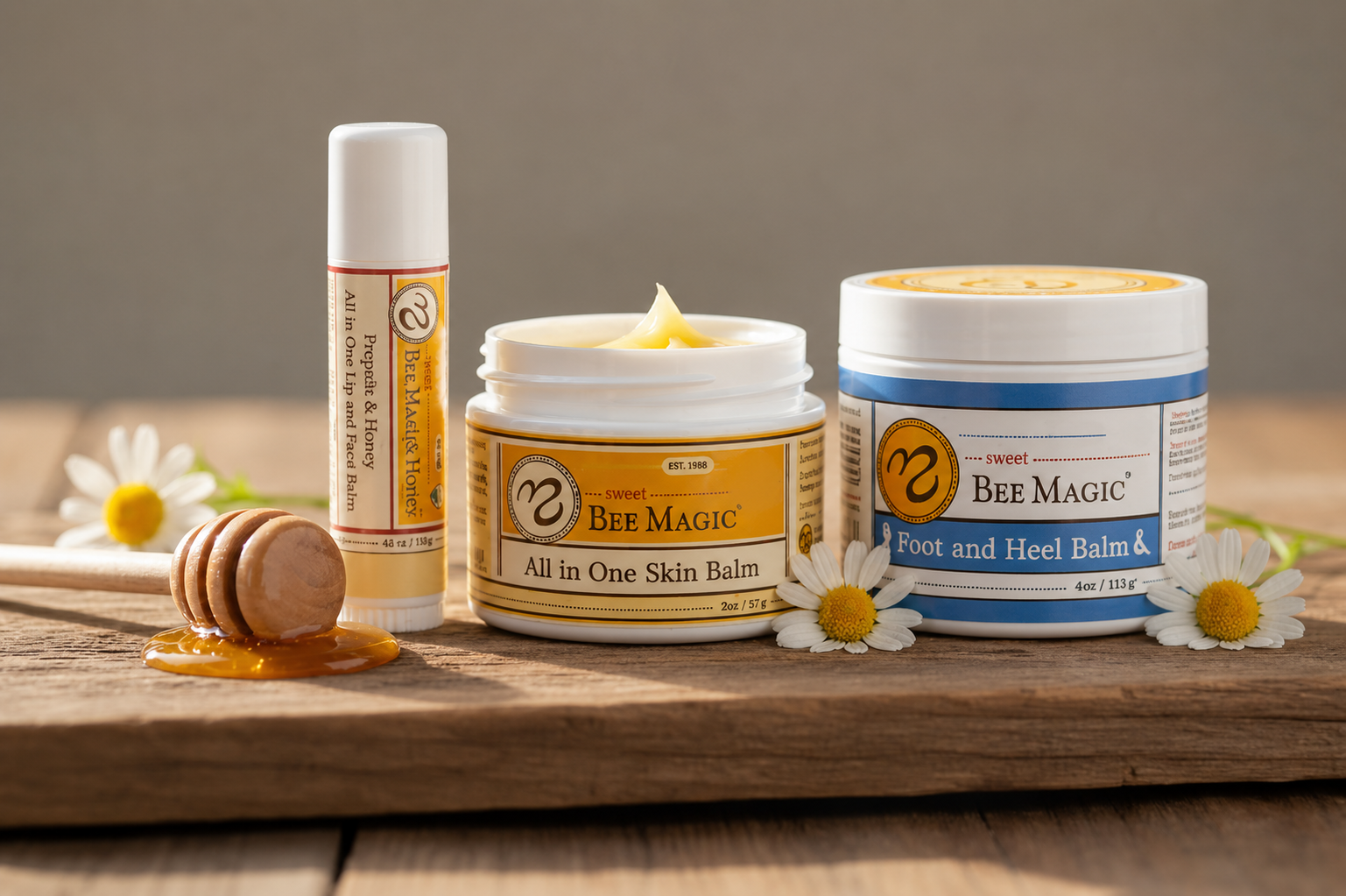 SweetBee Magic offers honey and propolis-based skincare for soft, nourished skin. Check ingredients and order your favorites today.