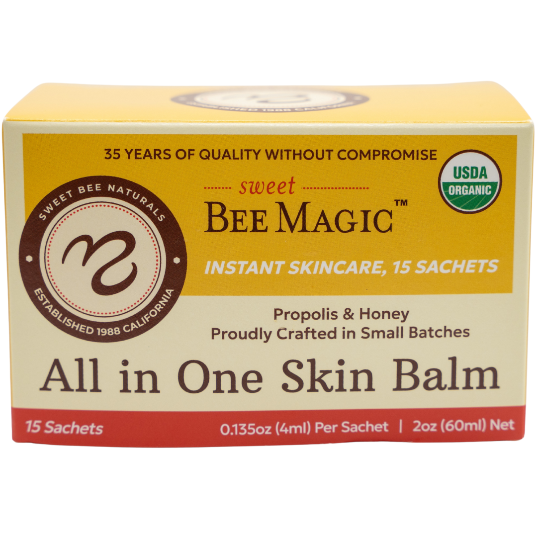 Sweet Bee Magic™ - All in One Balm Travel Sachets - 15 Pack