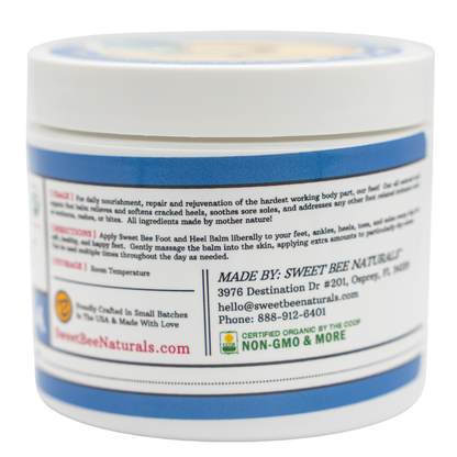 Sweet Bee Magic™ - Organic Foot and Heel Balm