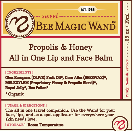 Sweet Bee Magic™ Wand - Organic Lip Balm