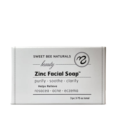 Zinc Facial Bar™ | Zinc Facial Soap - Sweet Bee Naturals